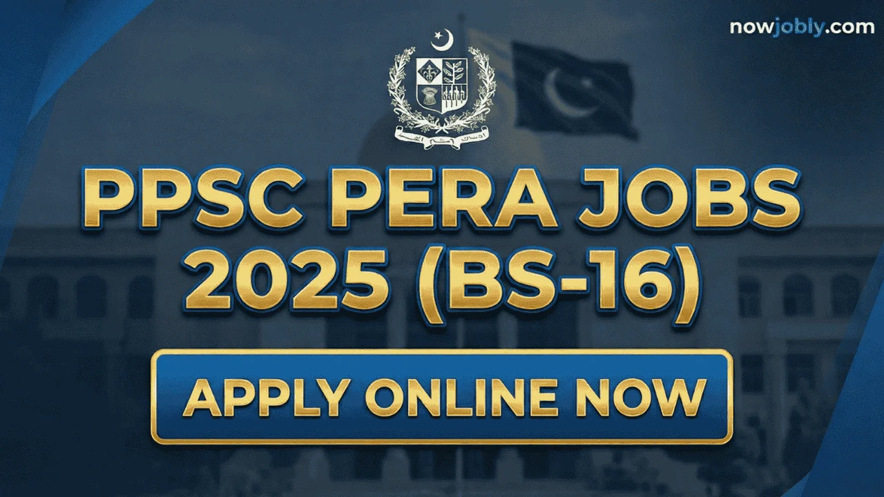 PPSC PERA Jobs 2025 (BS-16): Apply Online Now