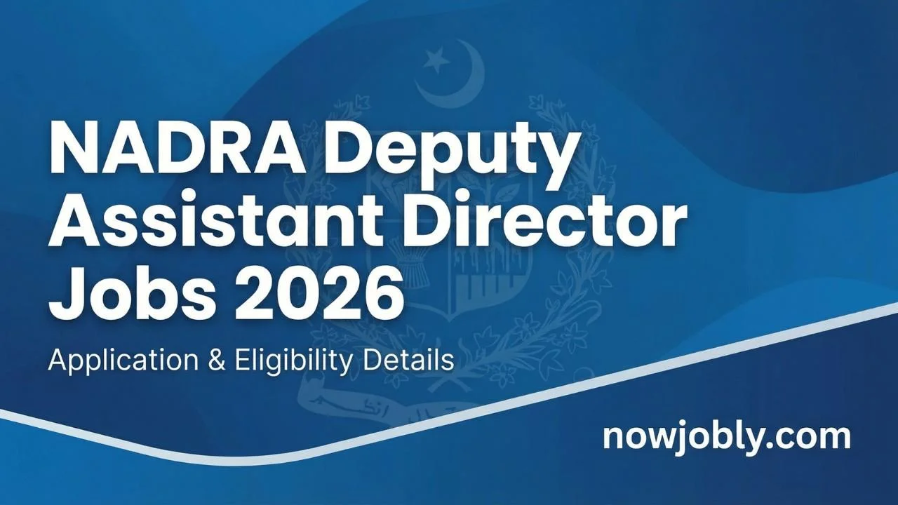 NADRA Deputy Assistant Director Jobs 2026