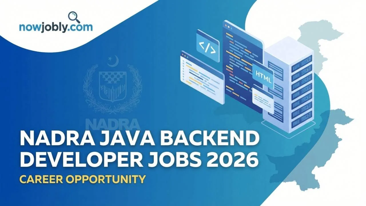 NADRA Java Backend Developer Jobs 2026